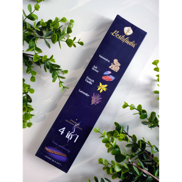 Изображение товара Благовония Bestofindia 4 в 1 Камасутра, анти-стресс, французская ваниль, лаванда