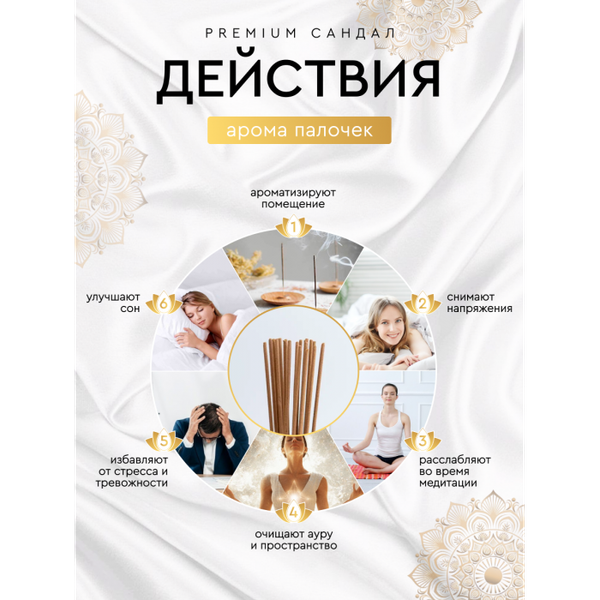 Изображение товара Благовония Bestofindia 4 в 1 Камасутра, анти-стресс, французская ваниль, лаванда