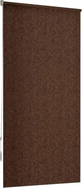 Изображение товара Рулонная штора Jalux Шелк Алю 13 145x160 (коричневый)