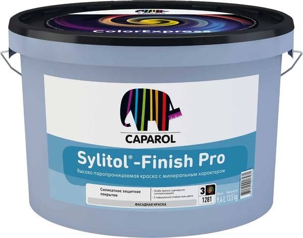 Изображение товара Краска Caparol Sylitol-Finish Pro База 3 (9.4л)