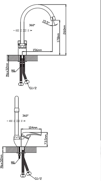 Изображение товара Смеситель Cronwil CD038-51M