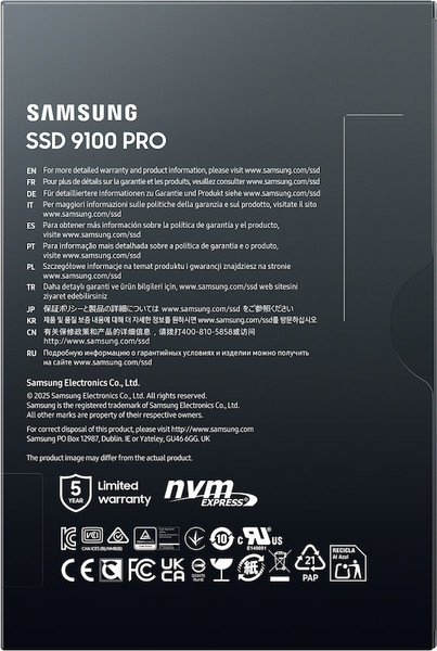 Изображение товара SSD диск Samsung 9100 Pro M.2 4TB (MZ-VAP4T0BW)