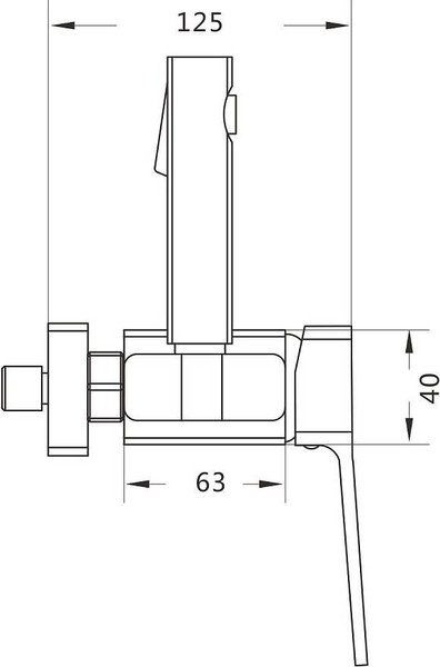 Изображение товара Гигиенический душ Shevanik S9905G-1 (золото)