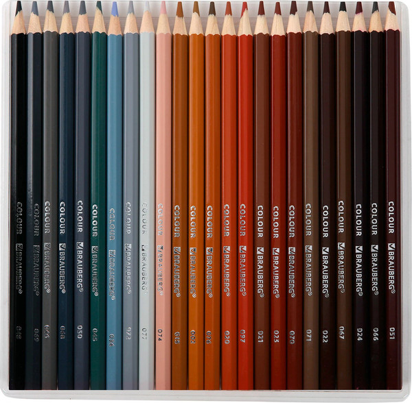 Изображение товара Набор цветных карандашей Brauberg 182006 (120цв)