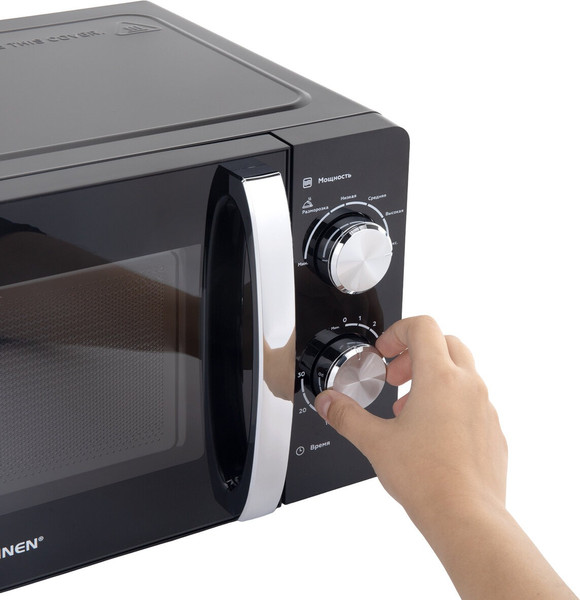 Изображение товара Микроволновая печь Sonnen MW2070BLCR-6MB / 454982 (черный/хром)