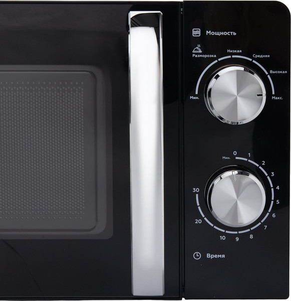 Изображение товара Микроволновая печь Sonnen MW2070BLCR-6MB / 454982 (черный/хром)