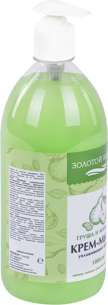 Изображение товара Мыло жидкое Золотой идеал Груша и миндаль / 609426 (1л)
