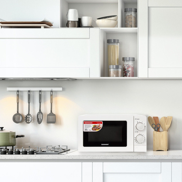 Изображение товара Микроволновая печь Sonnen MW2070B-6MW / 454651 (белый)