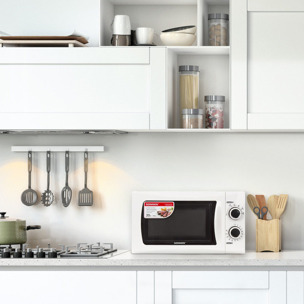 Изображение товара Микроволновая печь Sonnen MW2070H-6MW / 454652 (белый)