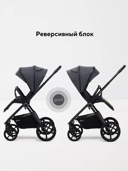 Изображение товара Детская универсальная коляска Rant Teo Soft 2 в 1 / RA121 (графит)