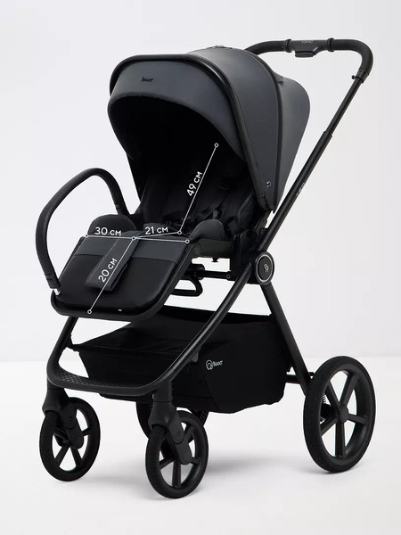 Изображение товара Детская универсальная коляска Rant Teo Soft 2 в 1 / RA121 (графит)