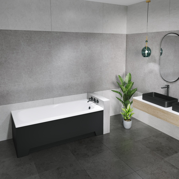 Изображение товара Ванна акриловая Lauter Sophia 170 / 21205170 (с ножками и сифоном 21Y32000 хром)