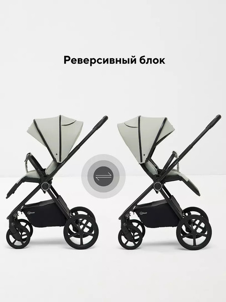 Изображение товара Детская универсальная коляска Rant Teo Soft 2 в 1 / RA121 (серо-зеленый)