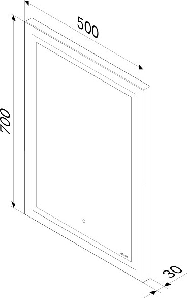 Изображение товара Зеркало AM.PM M91AMOX0501WG