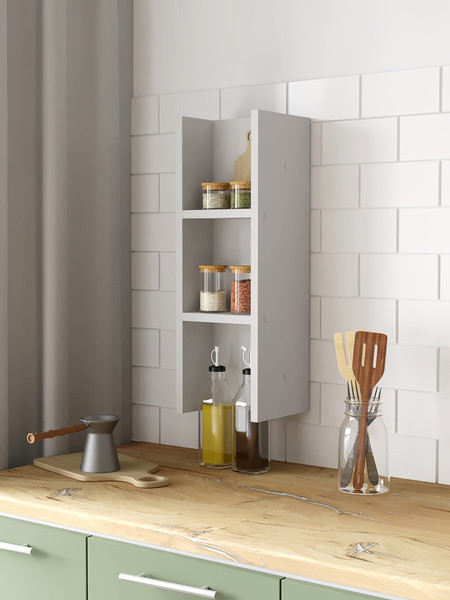 Изображение товара Полка Артём-Мебель Чили СН 129.01 (серый)