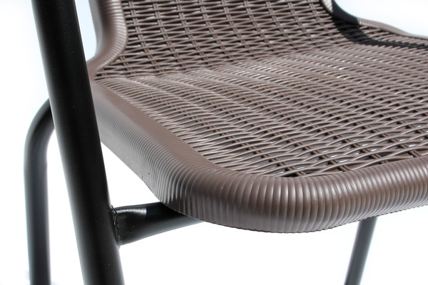 Изображение товара Комплект садовой мебели Garden Story Луис мини / WR-SX026/SC-075 (черный/коричневый)