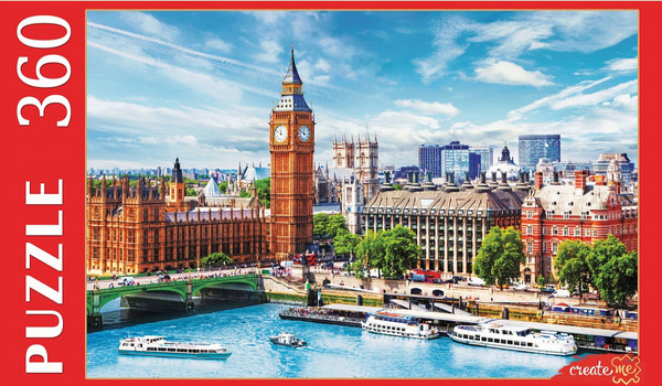 Изображение товара Пазл РЫЖИЙ КОТ Величественный Лондон / ГИП360-5645 (360эл)