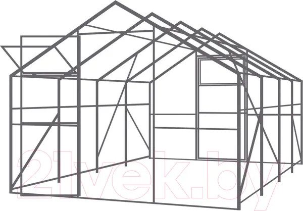 Изображение товара Каркас теплицы Садовод Кантри (6м)