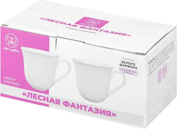 Изображение товара Набор кружек Elan Gallery Лесная фантазия / 520169