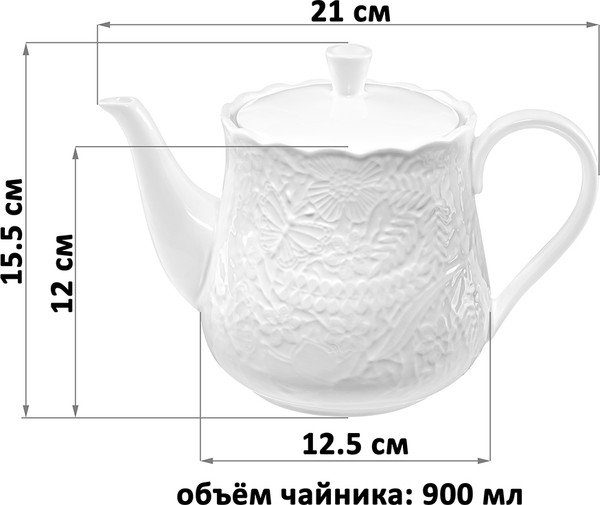 Изображение товара Заварочный чайник Elan Gallery Лесная фантазия / 520168