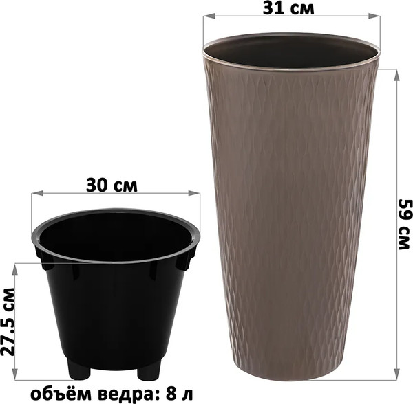 Изображение товара Кашпо El Casa Керама / 640600