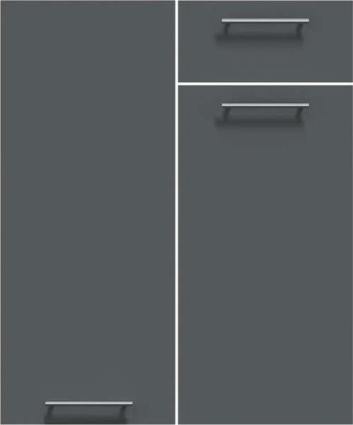 Изображение товара Кухонный гарнитур Интерлиния Мила Лайт 3.0-ПМ4 (серебро/дуб веллингтон/травертин серый)