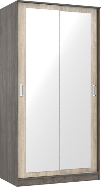 Изображение товара Шкаф-купе Кортекс-мебель Лагуна ШК01-02 (орех элия/дуб сонома)