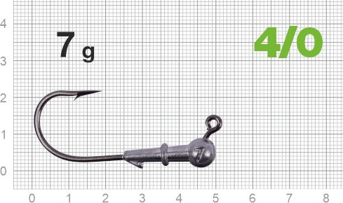Изображение товара Джиг-головка NAUTILUS Power 120 NP-1608 hook №4/0  7гр / NP-1608-4/0-7