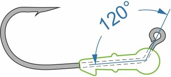 Изображение товара Джиг-головка NAUTILUS Power 120 NP-1608 hook №4/0  7гр / NP-1608-4/0-7