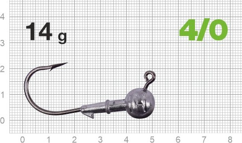 Изображение товара Джиг-головка NAUTILUS Power 120 NP-1608 hook №4/0 14гр / NP-1608-4/0-14
