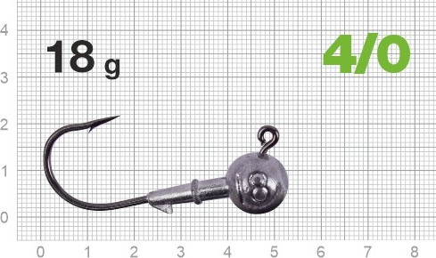 Изображение товара Джиг-головка NAUTILUS Power 120 NP-1608 hook №4/0 18гр / NP-1608-4/0-18