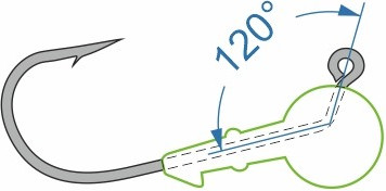 Изображение товара Джиг-головка NAUTILUS Power 120 NP-1608 hook №4/0 20гр / NP-1608-4/0-20