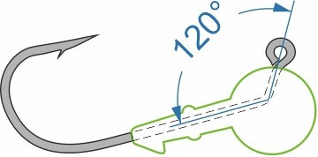 Изображение товара Джиг-головка NAUTILUS Power 120 NP-1608 hook №4/0 22гр / NP-1608-4/0-22