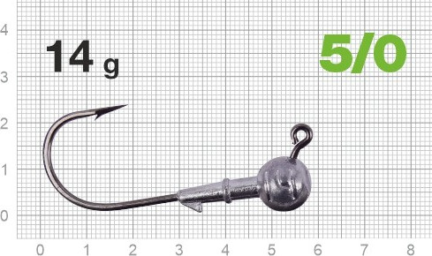 Изображение товара Джиг-головка NAUTILUS Power 120 NP-1608 hook №5/0 14гр / NP-1608-5/0-14