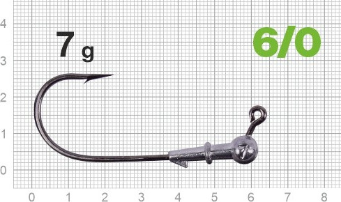Изображение товара Джиг-головка NAUTILUS Power 120 NP-1608 hook №6/0  7гр / NP-1608-6/0-7