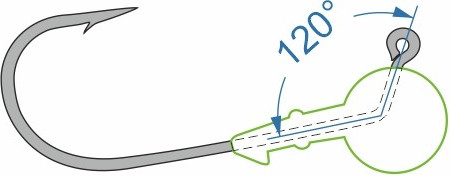 Изображение товара Джиг-головка NAUTILUS Power 120 NP-1608 hook №6/0 26гр / NP-1608-6/0-26