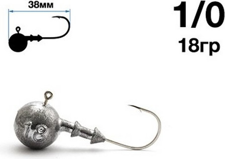 Изображение товара Джиг-головка NAUTILUS Sting Sphere SSJ4100 hook №1/0 18гр / NSSJ4100-1/0-18