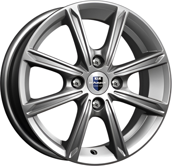 Изображение товара Литой диск K&K Флэш 14x5" 4x100мм DIA 60.1мм ET 43мм Дарк платинум