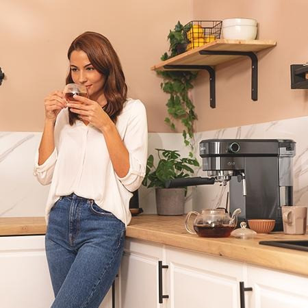 Изображение товара Кофеварка эспрессо Cecotec Cafelizzia 890 Gray / 1624