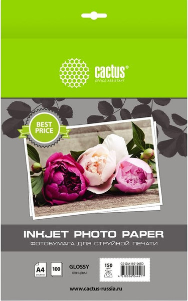 Изображение товара Фотобумага Cactus CS-GA4150100ED