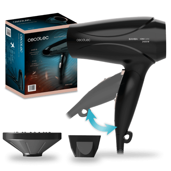 Изображение товара Компактный фен Cecotec IoniCare 5450 Power&Go Pro Fire / 4209