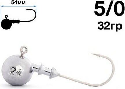 Изображение товара Джиг-головка NAUTILUS Sting Sphere SSJ4100 hook №5/0 32гр / NSSJ4100-5/0-32