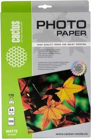 Изображение товара Фотобумага Cactus CS-MA4170100