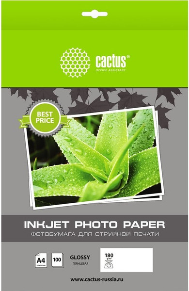 Изображение товара Фотобумага Cactus CS-GA4180100ED