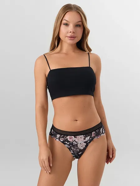 Изображение товара Трусы женские Mark Formelle 412616 (р.90, цветы на черном-1)