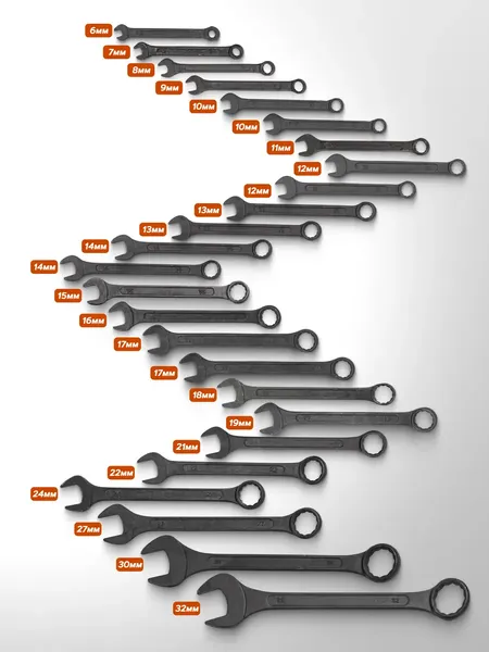 Изображение товара Набор ключей Megatools MT-5261DP+1 Black / 63599