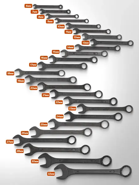 Изображение товара Набор ключей Megatools MT-5261P+1 Black / 63606