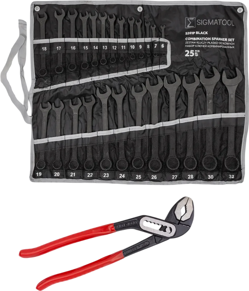 Изображение товара Набор ключей Sigmatool Sigmatool-5261P+1 Black / 63607