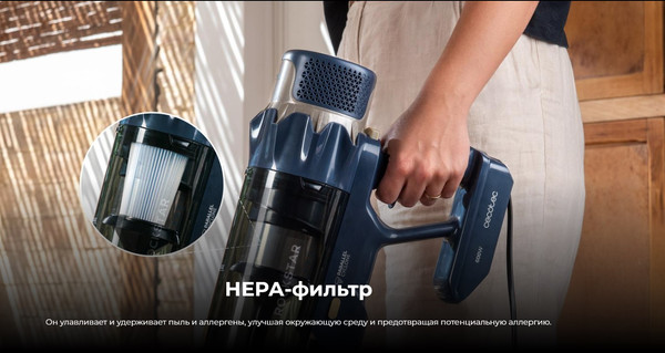 Изображение товара Вертикальный пылесос Cecotec Conga Rockstar 800 Powerhead Titan / 115419