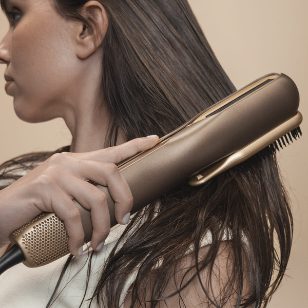 Изображение товара Выпрямитель для волос Cecotec AirLisse 2 в 1 ForceDry Champagne / 111302